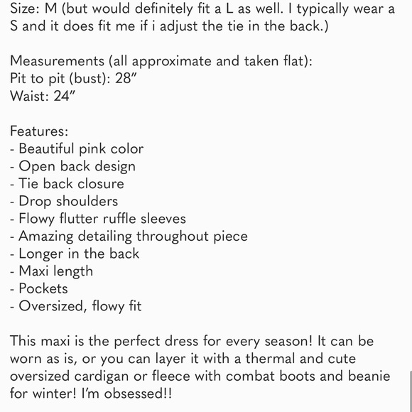 NWOT Free People Orianna Maxi Dress Bubblegum Pink M - Picture 12 of 13